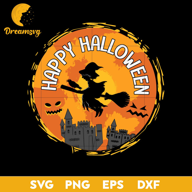 Happy halloween svg, Halloween svg, png, dxf, eps digital file.