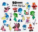 Inside Out 2 characters design png bundle, disney cartoon png, instant download