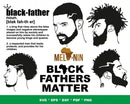 Afro Man Clipart Bundle, PNG & SVG Files for Cricut & Silhouette