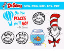 Dr Seuss SVG, Dr Seuss SVG For Cricut & Silhouette, Dr Seuss Hat SVG, Dr Seuss Clipart