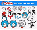 Dr Seuss SVG, Dr Seuss SVG Cricut, Dr Seuss Hat PNG, Dr Seuss SVG  Cut Files, Dr Seuss Clipart Bundle
