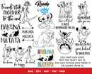 Lion King SVG, Simba SVG Files, Lion King SVG For Cricut, Lion King Silhouette Vector Cut Files