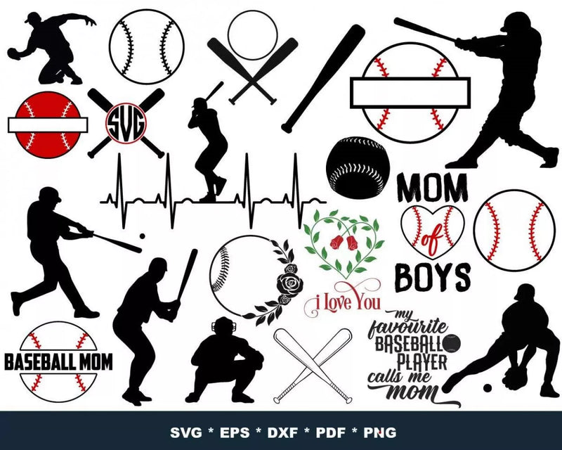 Chicago White Sox Clipart Bundle, PNG & SVG Files for Cricut / Silhouette