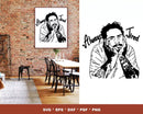 Post Malone Clipart Bundle, Post Malone SVG Files For Cricut, Post Malone Silhouette Vector Cut Files