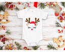 Christmas Reindeer SVG, Christmas Face SVG For Cricut & Silhouette, Christmas Reindeer PNG