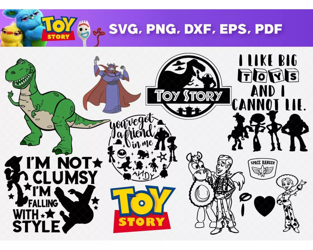 Toy Story SVG Bundle, Toy Story Birthday SVG, Buzz Lightyear SVG For Cricut, Toy Story PNG Transparent, Toy Story Clipart