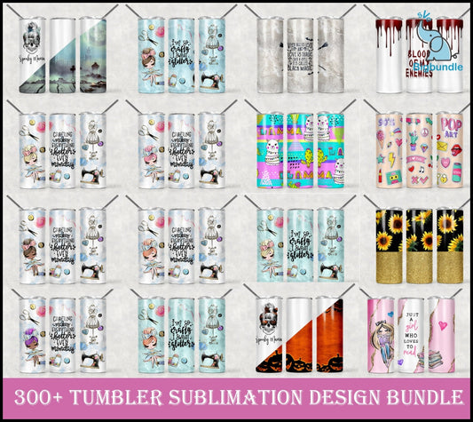 6000+ Huge Tumbler Bundle, Sublimation Tumbler bundle, 20oz skinny Tumbler Bundle