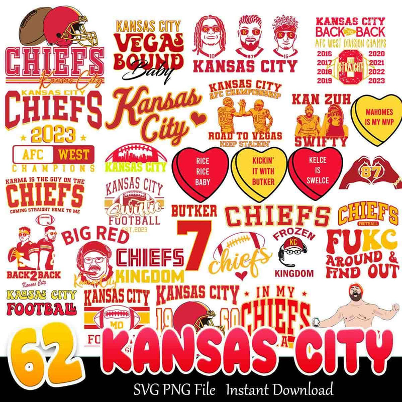 Kansas City Chiefs Logo SVG, Kanas City SVG Logo, Kanas City PNG, Chiefs SVG, Chiefs Cricut Designs