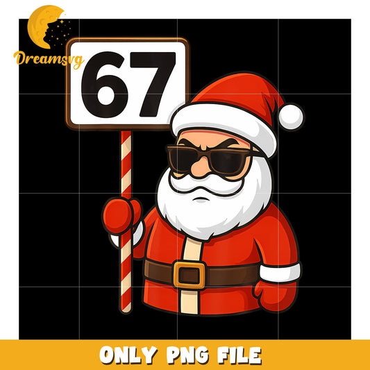 67 Meme Funny Six Seven Christmas png, funny quotes png, funny santa png