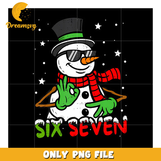 67 Meme Six Seven Snowman png, funny jokes png, funny memes png