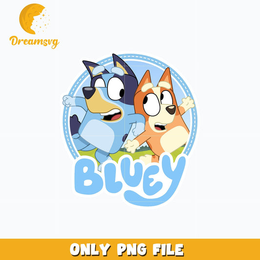 Bluey and bingo bluey cartoon png