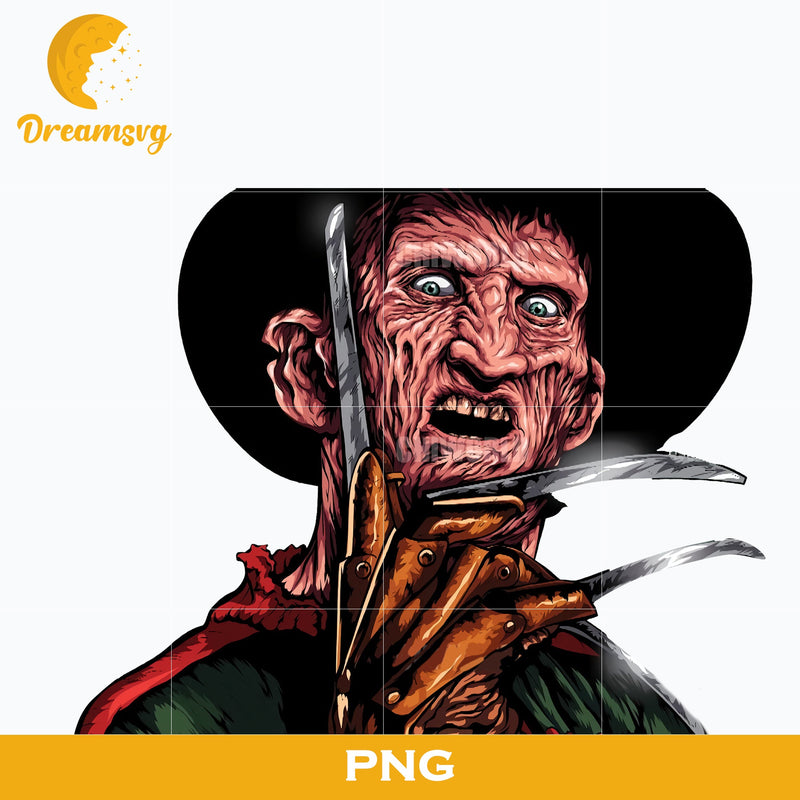 Freddy Krueger PNG, Freddy Krueger Halloween, Scary Halloween, Horror Characters, Halloween svg, png digital file.