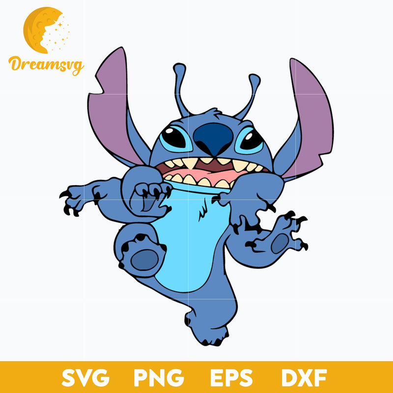 Stitch SVG, Cartoon Stitch SVG, Cartoon SVG, PNG, DXF, EPS Digital File ST002502