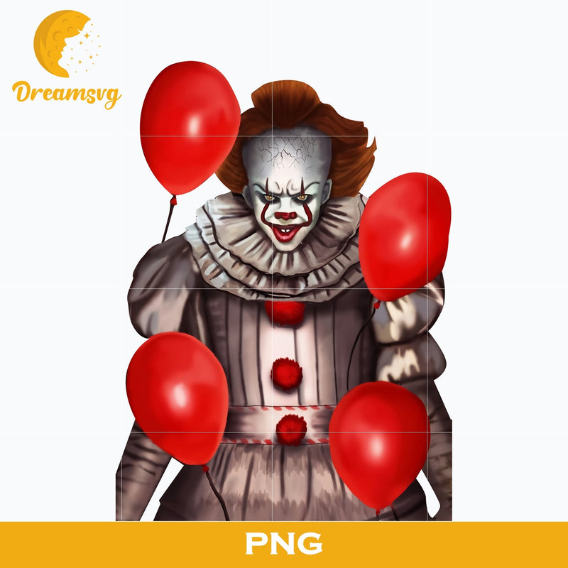 Pennywise Clown PNG, Pennywise Clown Halloween, It Png, Scary Halloween, Horror Characters, Halloween svg, png digital file.