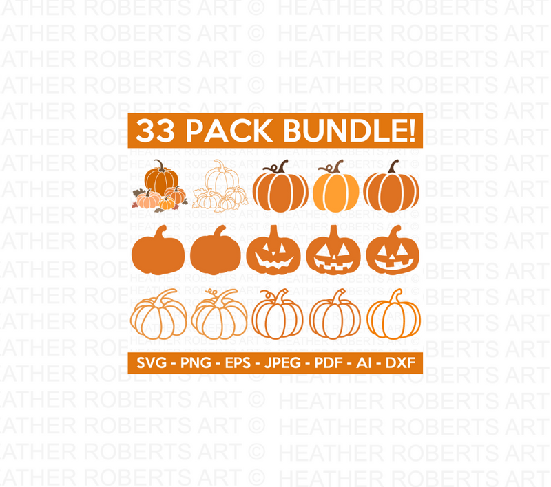 Pumpkin Mega SVG Bundle, 230+ Designs