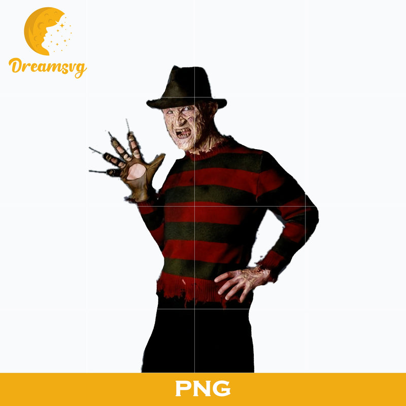 Freddy Krueger PNG, Freddy Krueger Halloween, Scary Halloween, Horror Characters, Halloween svg, png digital file.