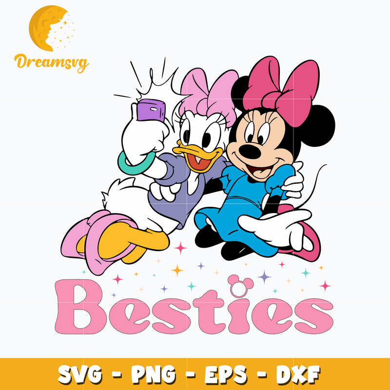 Minnie and daisy besties disney svg