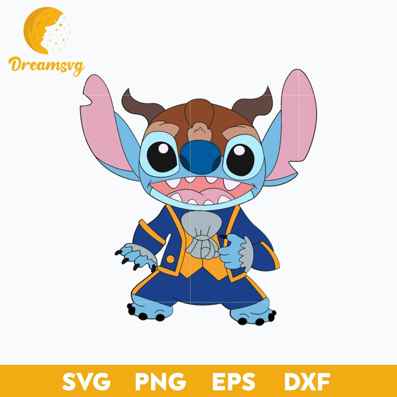 Stitch Suit Beast SVG, Stitch Beast SVG, Stitch Halloween SVG, Stitch SVG, Halloween SVG, PNG, DXF, EPS Digital File.