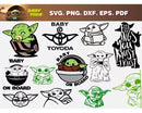 Baby Yoda Svg Bundle, Baby Yoda Svg, Baby Yoda Png, Baby Yoda Clipart, Baby Yoda Svg Cut files
