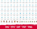 Christmas Quotes SVG, Merry Christmas Cricut SVG, Mr Santa SVG, Christmas Reindeer Clipart