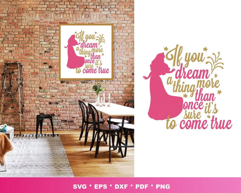 Princess Aurora Clipart Bundle, PNG & SVG Cut Files for Cricut & Silhouette