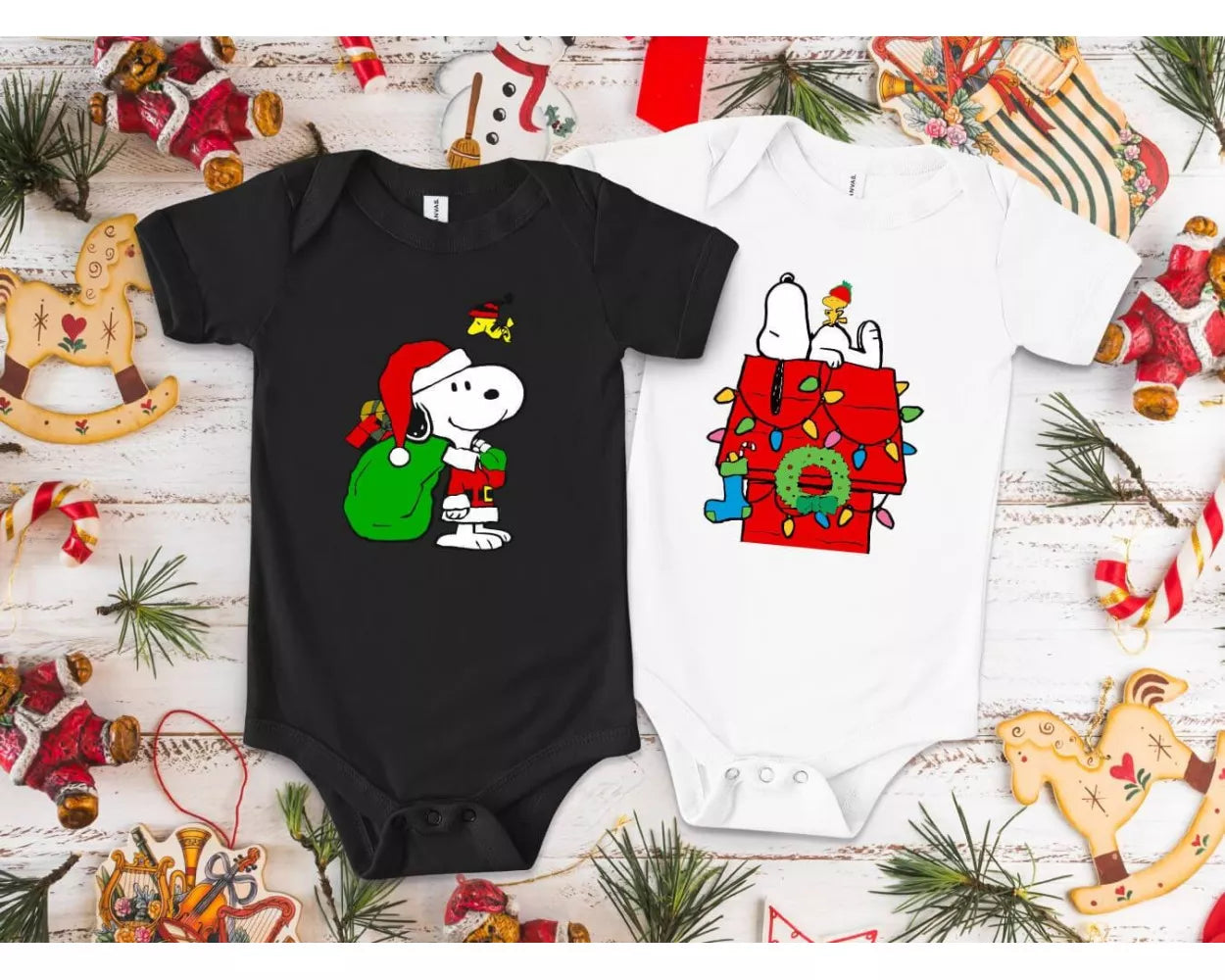 Snoopy Christmas Clipart Bundle, Snoopy Christmas SVG, Snoopy Christmas Svg For Cricut, Silhouette Vector Cut File