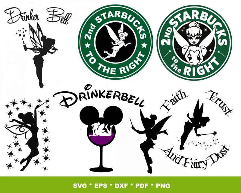 Tinkerbell SVG, Tinkerbell SVG For Cricut, Tinkerbell PNG Transparent, Tinkerbell Clipart