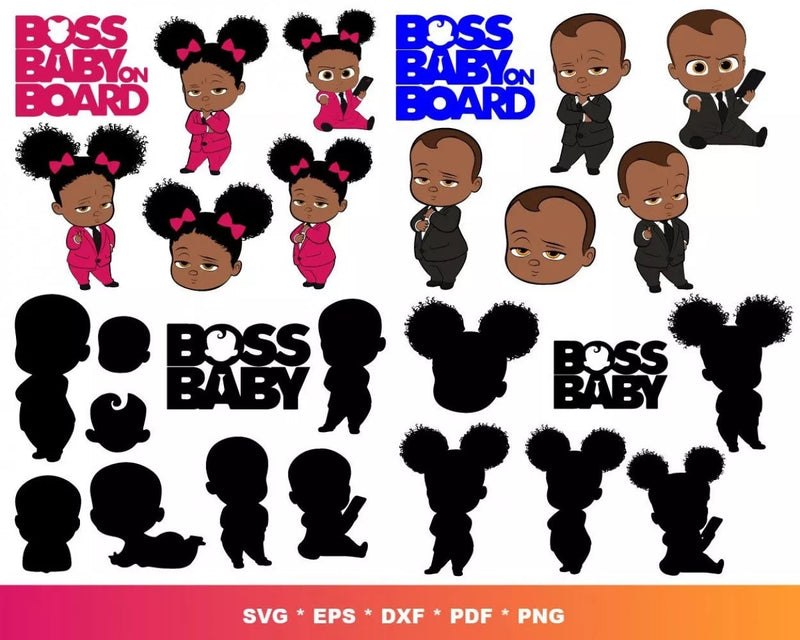 Afro Svg Cut Files For Cricut & Silhouette