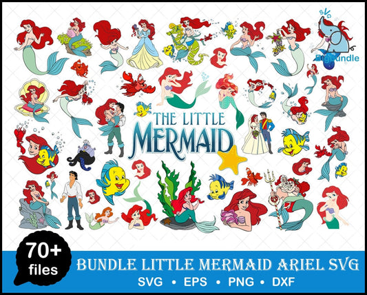 70+ Ariel Svg Bundle, Ariel Princess Svg, Ariel Svg, Disney Princess Svg, Disney Svg, Princess Svg, Cricut Svg, Cut Files, Disney Svg Bundle
