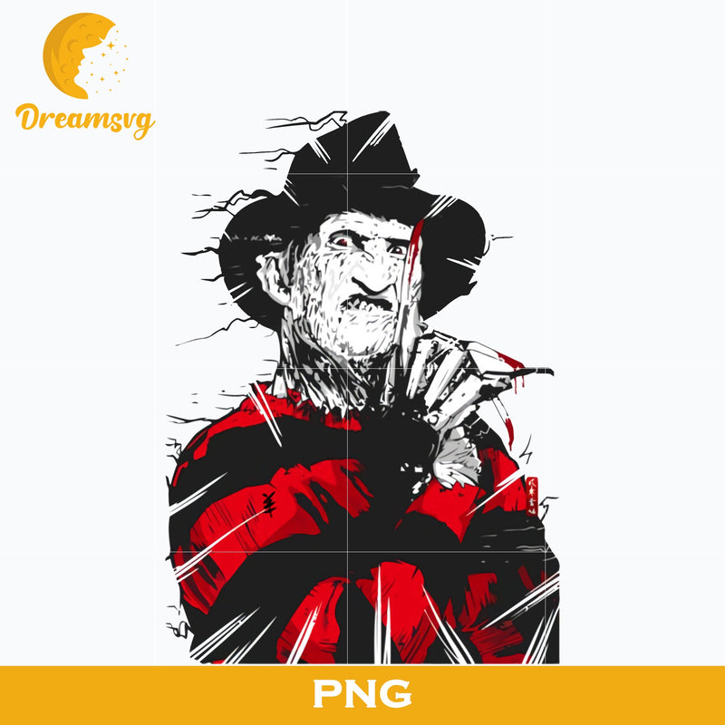 Freddy Krueger PNG, Freddy Krueger Halloween, Scary Halloween, Horror Characters, Halloween svg, png digital file.