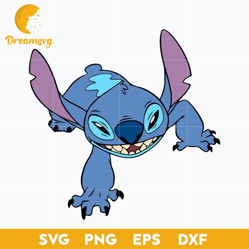 Stitch Svg, Lilo And Stitch Svg, Cartoon Svg, Png, Dxf, Eps Digital File ST002508