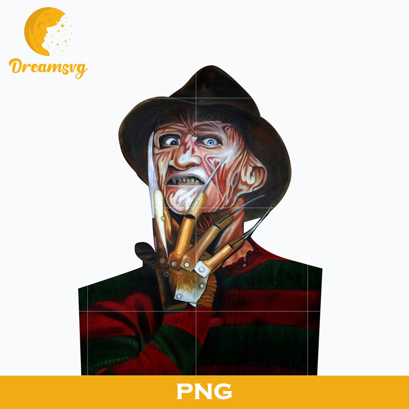 Freddy Krueger PNG, Freddy Krueger Halloween, Scary Halloween, Horror Characters, Halloween svg, png digital file.