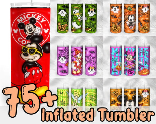 75+ Disney Halloween Cartoon Inflated - Instant download