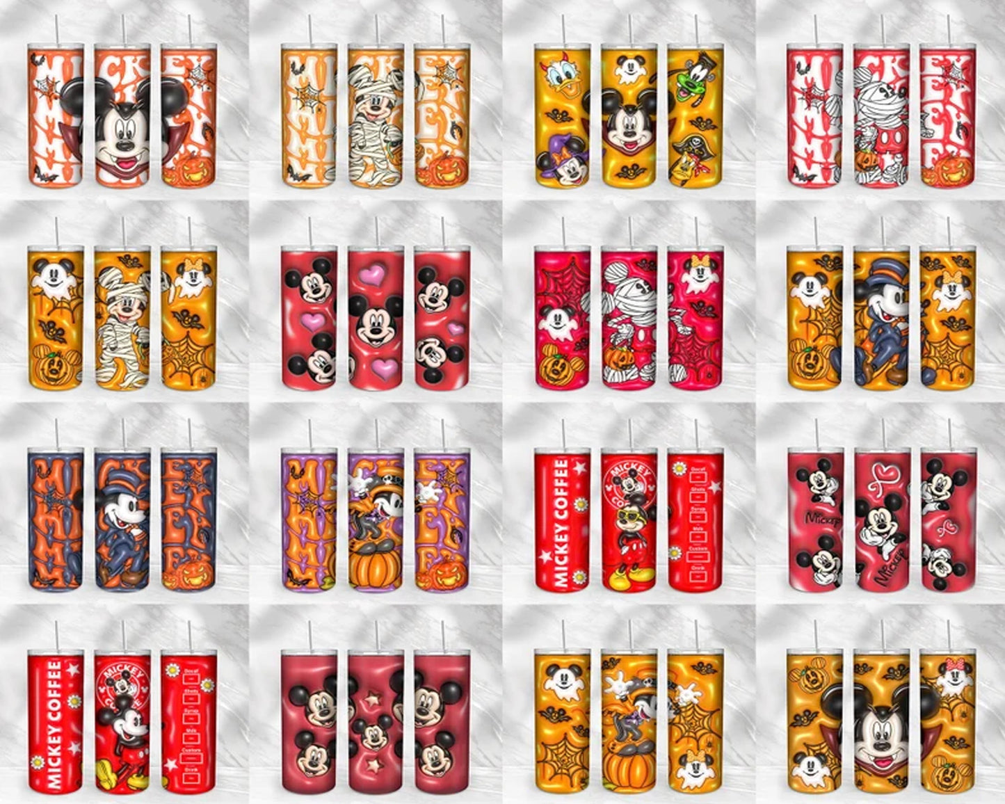 75+ Disney Halloween Cartoon Inflated - Instant download