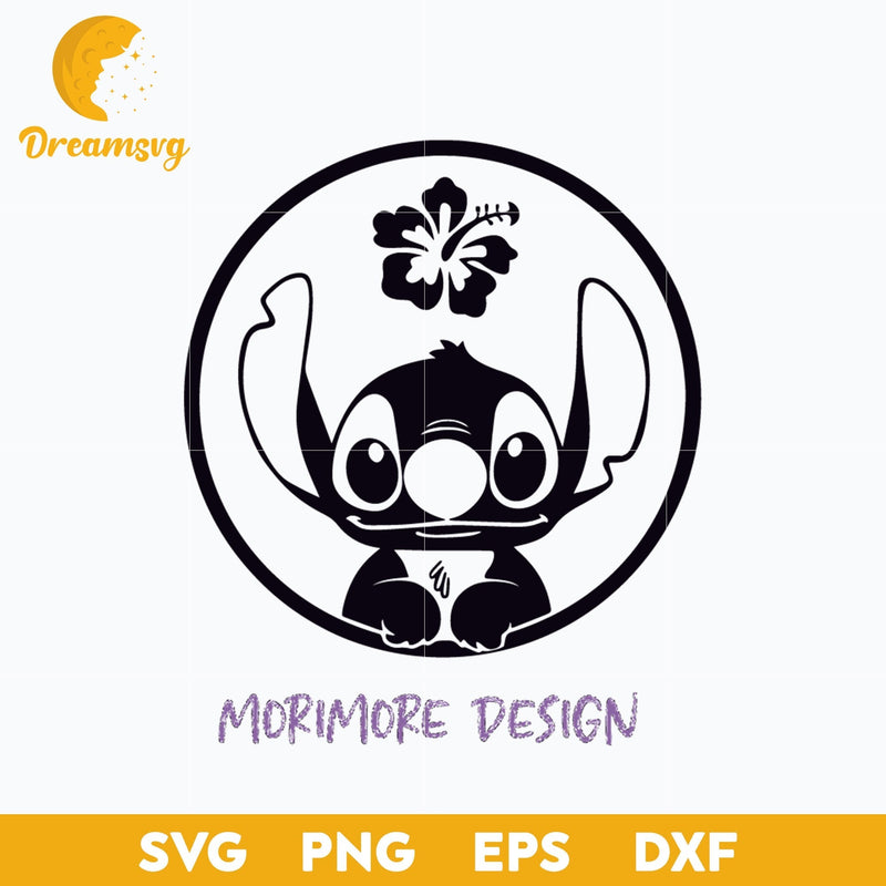 Stitch Svg, Stitch Cartoon Svg, Cartoon Svg, Png, Dxf, Eps Digital File ST002514