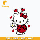 Hello Kitty ladybug Svg