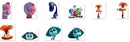 Inside Out 2 characters design png bundle, disney cartoon png, instant download