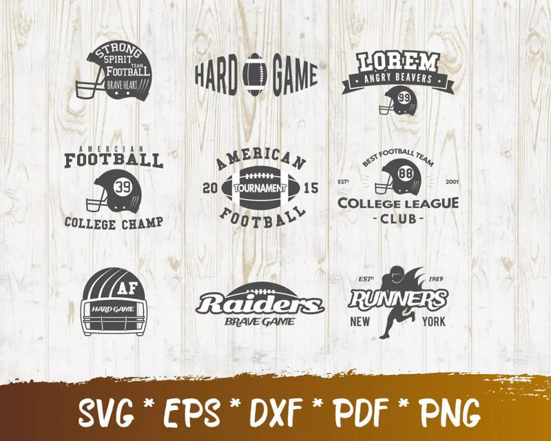 Football Mom SVG Bundle, Football Mom PNG, Football Mom Cliparts, SVG Cricut, Silhouette Vector Cut Files