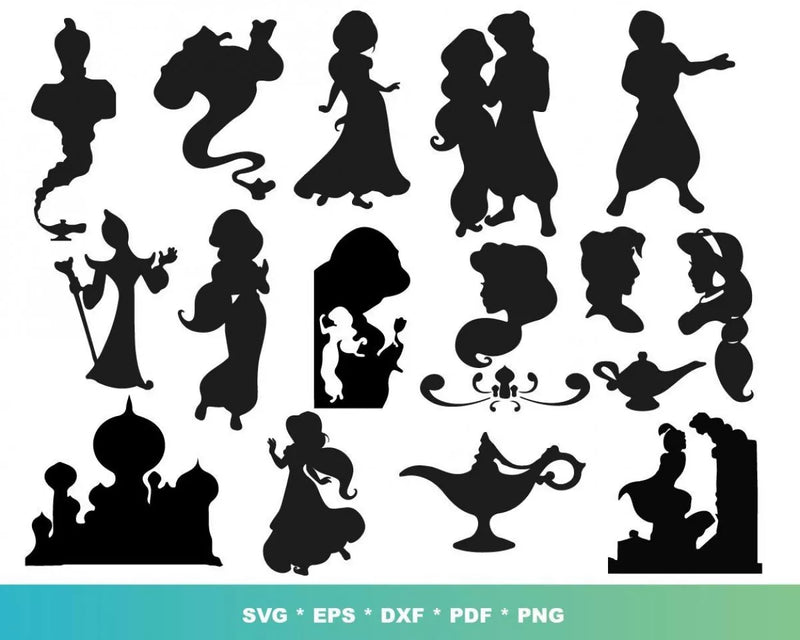 Princess Jasmine SVG, Jasmine SVG For Cricut, Princess Jasmine PNG Transparent, Disney Jasmine SVG Files