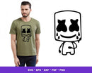 DJ Marshmello SVG, DJ Marshmello SVG Cricut, DJ Marshmello Cliparts