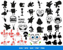 Spongebob Clipart Bundle, Spongebob Face SVG, Spongebob SVG For Cricut, Spongebob Silhouette Vector Cut Files