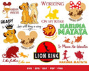 Lion King SVG, Simba SVG Files, Lion King SVG For Cricut, Lion King Silhouette Vector Cut Files