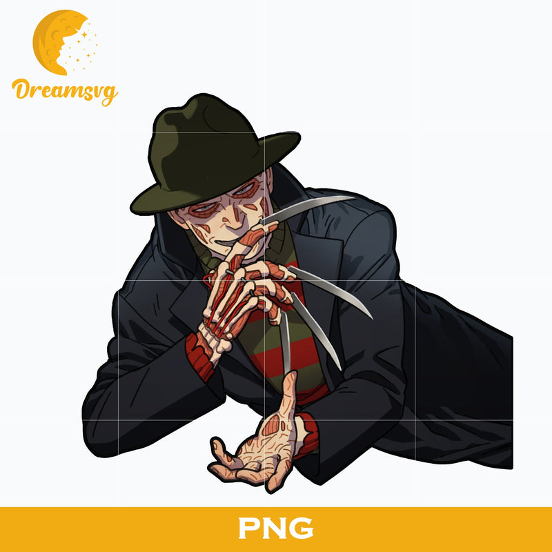 Freddy Krueger PNG, Freddy Krueger Halloween, Scary Halloween, Horror Characters, Halloween svg, png digital file.