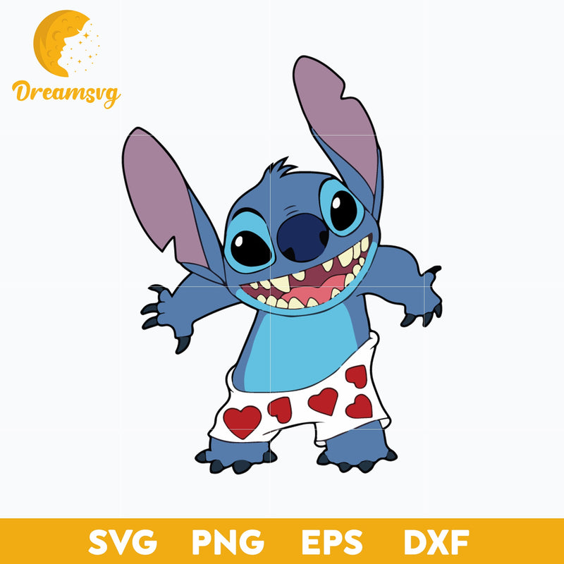 Stitch Svg, Lilo And Stitch Svg, Cartoon Svg, Png, Dxf, Eps Digital File ST002520