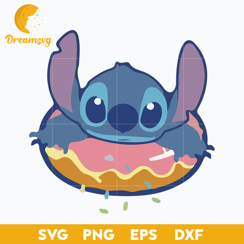 Stitch Svg, Stitch Cartoon Svg, Cartoon Svg, Png, Dxf, Eps Digital File ST002528