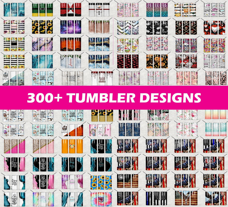 24.000+ Tumbler Designs Bundle PNG High Quality, Designs 20 oz sublimation, Bundle Design Template for Sublimation