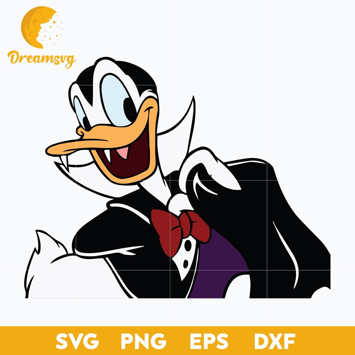 Donald Duck halloween Svg, Donald Duck Svg, Halloween Svg, png, dxf, eps digital file.