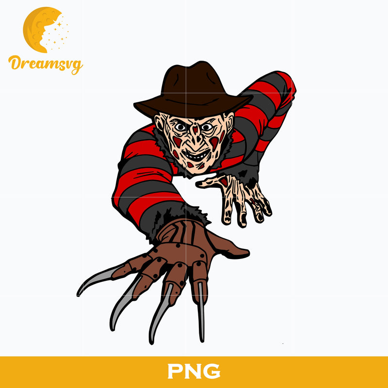 Freddy Krueger PNG, Freddy Krueger Halloween, Scary Halloween, Horror Characters, Halloween svg, png digital file.