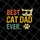 Best cat dad ever svg, eps, png, dxf digital file FTD01062104