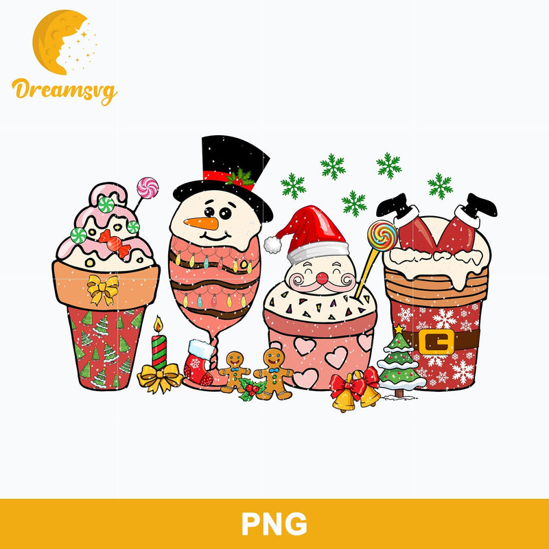 Santa Baby Christmas Coffee Png, Christmas Snowman Png, Christmas Candy Png File.